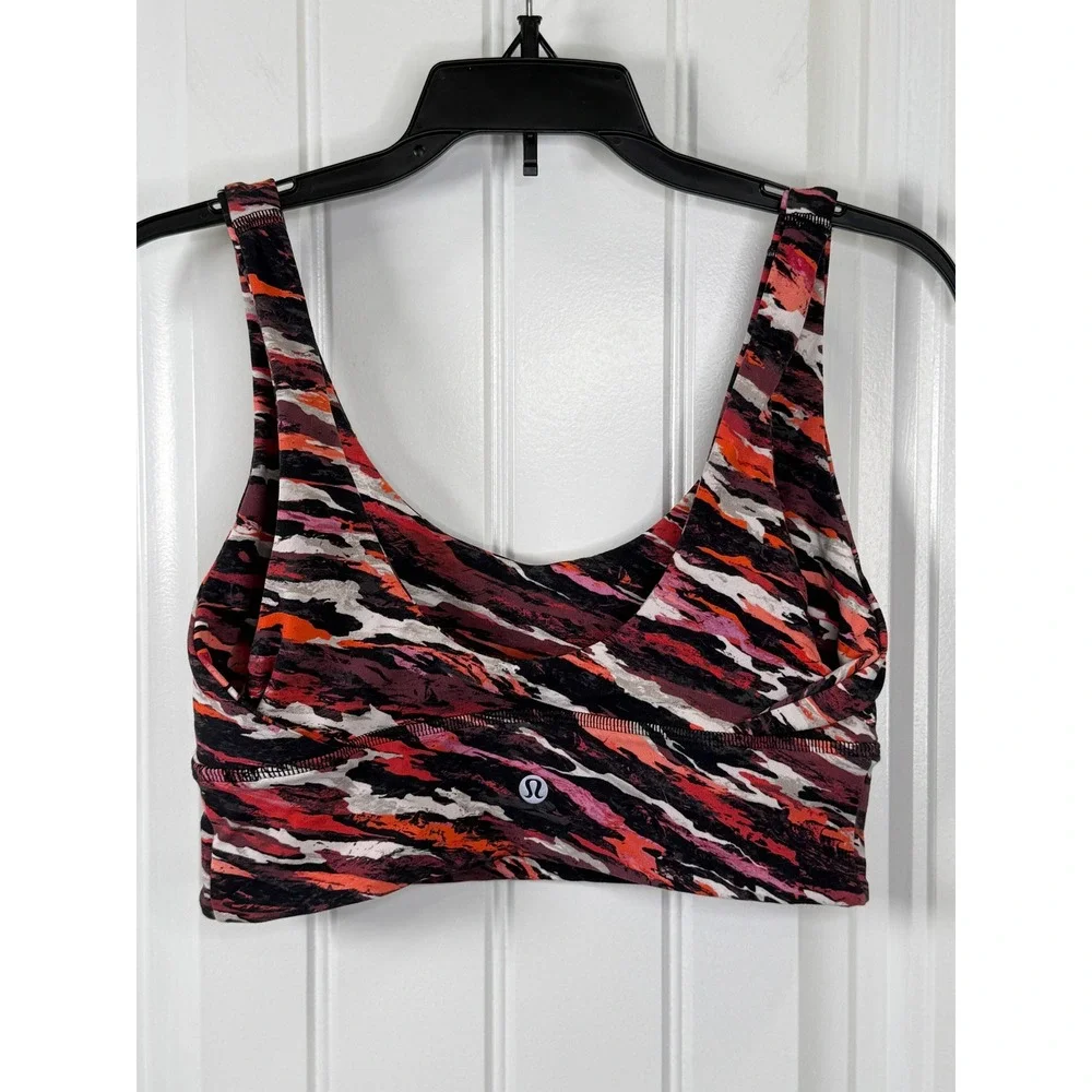 Lululemon Womens Align Reversible Bra Size 6 Tiger Tide Lunar New Year Yoga
